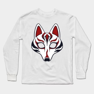 Kabuki Mask Long Sleeve T-Shirt